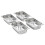 VidaXL vidaXL 8x Gastronorm Containers GN 1/4 65mm Stainless Steel Stackable Tray 2