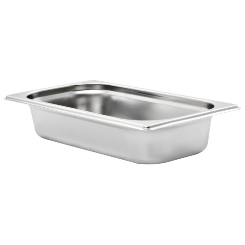 VidaXL vidaXL 8x Gastronorm Containers GN 1/3 65mm Stainless Steel Stackable Tray 2