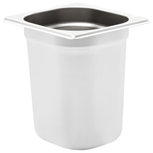 VidaXL vidaXL 8x Gastronorm Containers GN 1/6 200mm Stainless Steel Stackable Tray 2