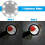 8 LED Beads illuminated Magnifier Magnifying Glass Loupe Lamp 9