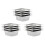 VidaXL vidaXL 12x Gastronorm Containers GN 1/6 65mm Stainless Steel Stackable Tray 1
