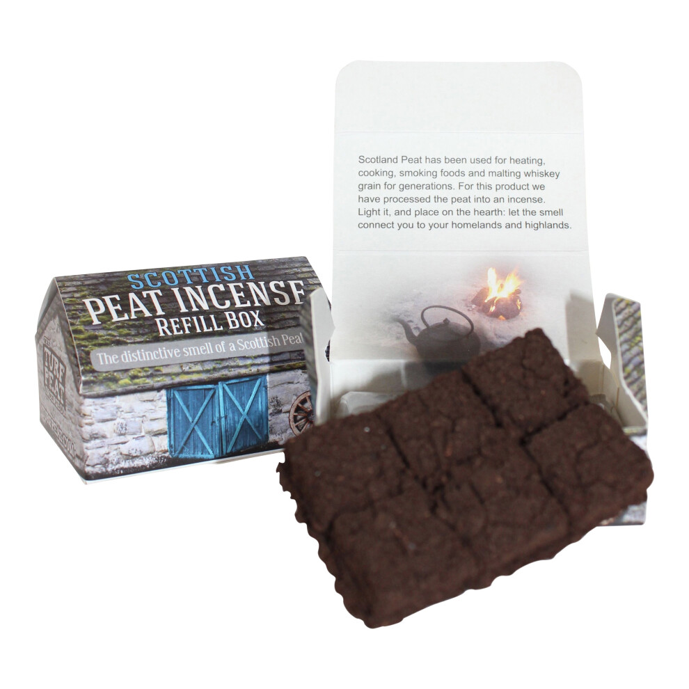 Scottish Turf Peat Incense REFILLS for Ceramic Highland Cottage Burner