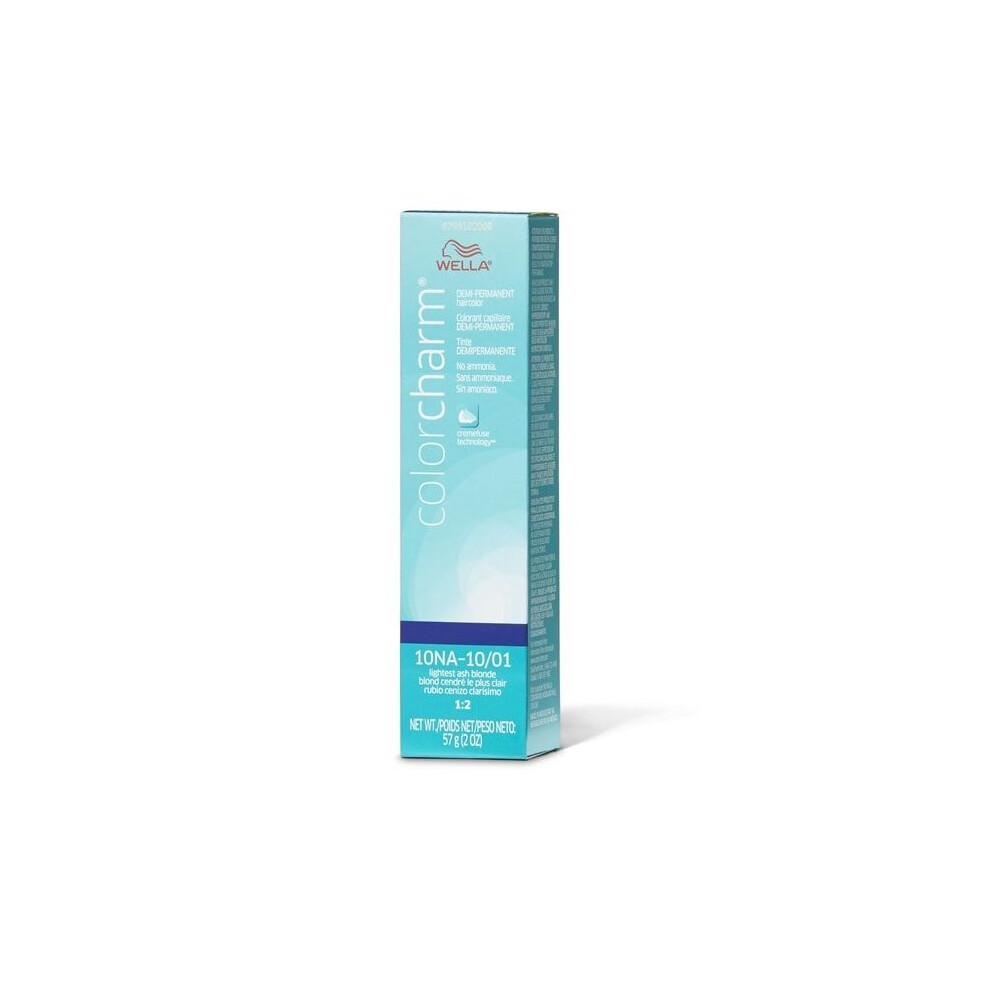 Wella (10Na – 10/01 Lightest Ash Blonde ) Color Charm 10Na Lightest Ash Blonde Demi – Permanent Haircolor Multicoloured