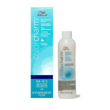 (8A + Activating Lotion (7.8oz)) Wella Color Charm 8A Light Ash Blonde Demi – Permanent Haircolor