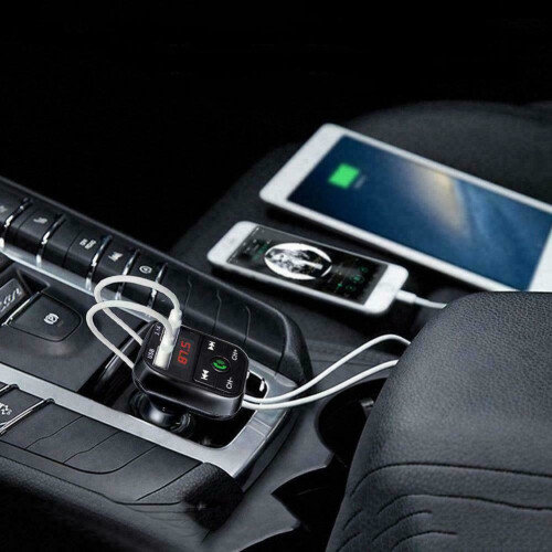 Μεταδότης αυτοκινήτου Handsfree Ασύρματο Bluetooth MP3 Player FM USB φορτιστής 5V RC 2