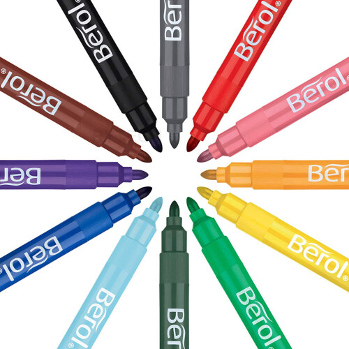Berol Colourbroad Felt Tip Colouring Pens 1