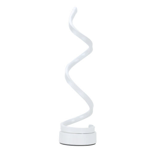 Lampe de table LED Spiral Desk Lamp Warm White Modern Reading Light Bedsi 1
