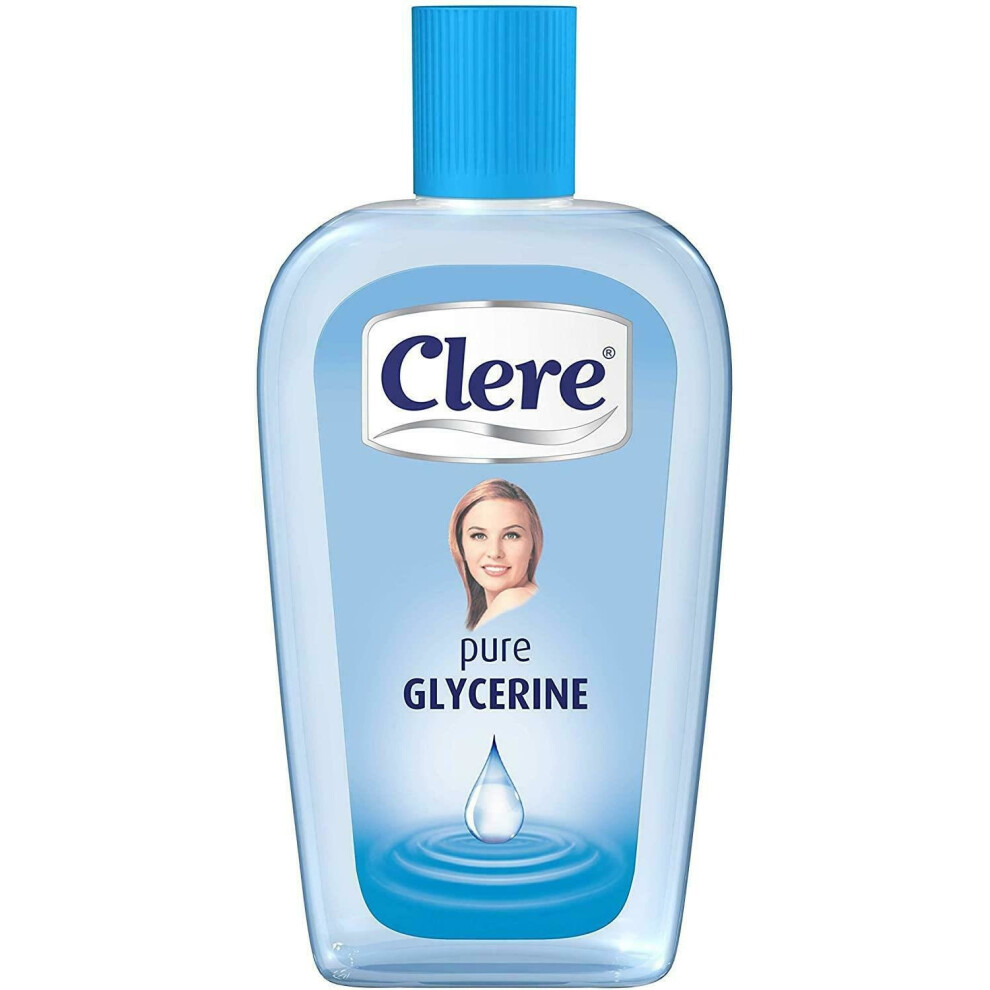 Natural 100% Pure Clere Glycerine Cleanser Toner| Multi Purpose & Versatile Skin Care | Nourishes Dry Skin | Ideal for All Type Skin  100 ml