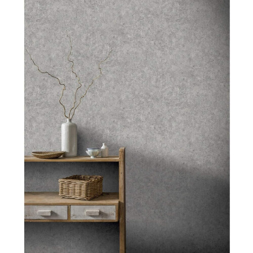 Arthouse (295301 Taupe) Arthouse Concrete Effect Textured Plain Wallpaper Heavyweight Paste The Wall 1