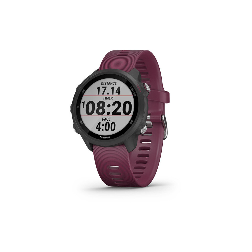 (One Size, Berry) Garmin Forerunner 245 Running Watch