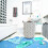 (Black White Patterm) Foldable Washing Clothes Laundry Basket Storage Hamper Bin Bag Tidy Home 3
