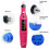 (Rose Red (USB Plug)) Pro Electric Nail Drill Machine Art Manicure Frinder Bits Set 6
