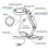 Foldable 8 LED Lighted Magnifying Lamp Reading Magnifier with Light Stand Clamp 7