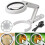 Foldable 8 LED Lighted Magnifying Lamp Reading Magnifier with Light Stand Clamp 1