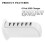 (White) Multi  6 USB Ports Desktop Charger Tower Charging Dock Station Power Adapter 2
