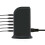 (Black) Multi  6 USB Ports Desktop Charger Tower Charging Dock Station Power Adapter 1