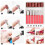 (Rose Red (USB Plug)) Pro Electric Nail Drill Machine Art Manicure Frinder Bits Set 7