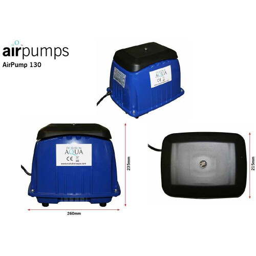 Evolution Aqua Evolution Aqua Airtech 130 Litre Air Pump 2