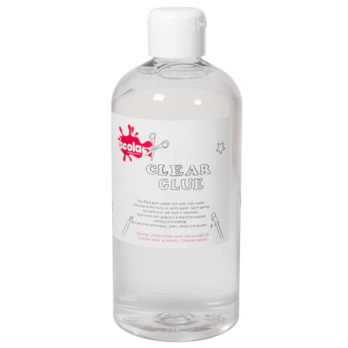 Scola Clear PVA Glue In 500ml Bottle Multi Purpose