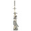 VidaXL vidaXL Cat Tree with Sisal Scratching Posts 230-250cm Grey Kitten Play Tower 6