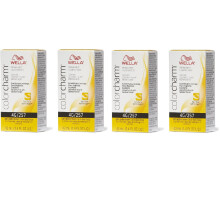 (4G – pack of 4) Wella Color Charm Haircolor 4G Dark Golden Brown
