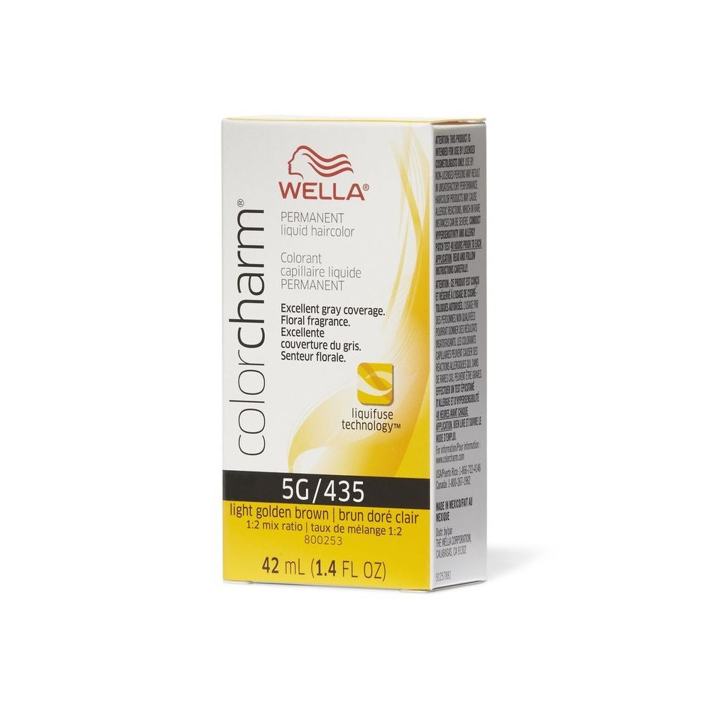 (5G Light Golden Brown  ) Wella Color Charm Haircolor 5G Light Golden Brown