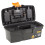 URBN Living 13" Small Black Plastic Storage Case Organiser Tool Tray 3 compartments 3