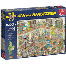 Jan Van Haasteren 1000 Piece The Library Jigsaw Puzzle