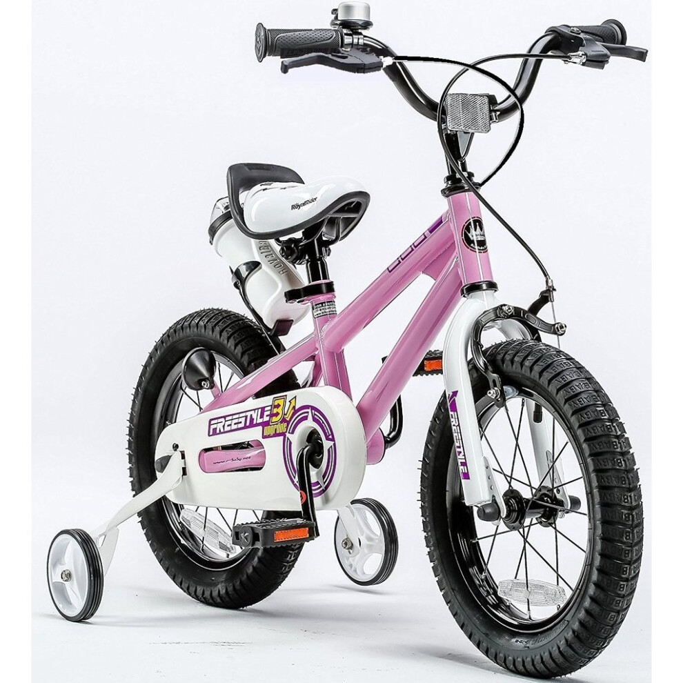 (Pink, 16") Royalbaby Freestyle Unisex Children's Bike