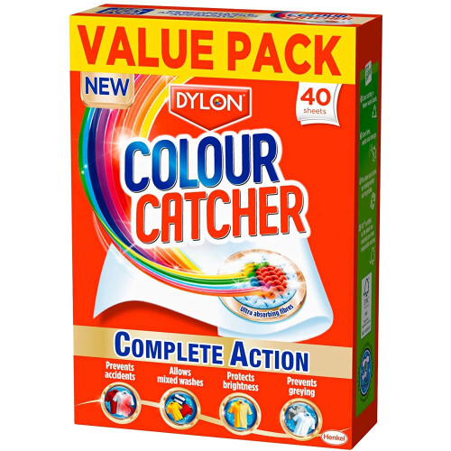 Dylon Dylon Colour Catcher Complete Action Laundry Sheets – 2 x 40 sheets 1