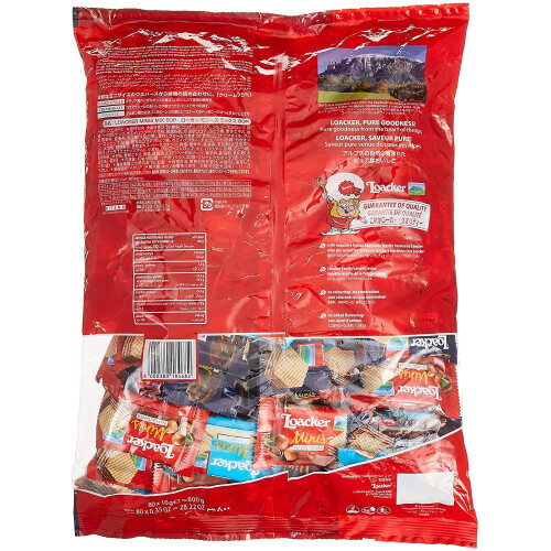 Loacker Minis Crispy Waffers 800g (Mix Flavours) 1