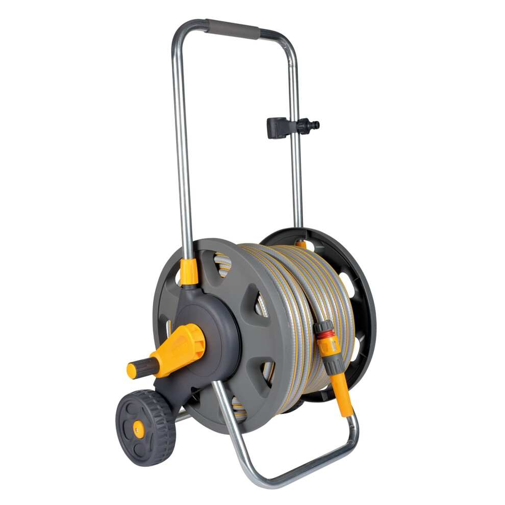 Hozelock 60m Assembled Hose Reel Cart With 50m Hose