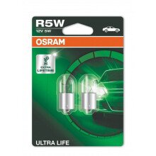 OSRAM Performance Bulbs - R5W 12V 5W (207L) - Long Life BA15 - ULTRA LIFE [5007ULT-02B]