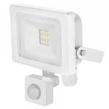 STATUS Slim Line LED Flood Light with PIR - White - 10W [S10WSFLWPIR1PKB6]