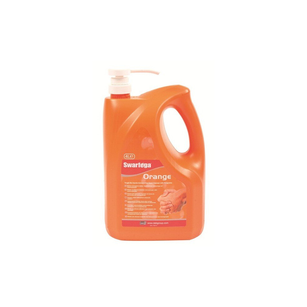 SWARFEGA Orange Hand Cleaner - 4 Litre Pump [SOR4LMP]