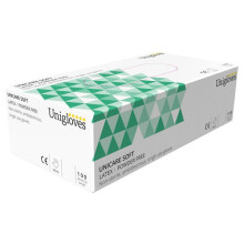 UNICARE Latex Powder Free Gloves - Extra Large - Pack of 100 [GS0015]
