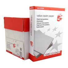 5 STAR A4 Value Copier Paper - 80gsm - 5 Reams of 500 Sheets [14949X]
