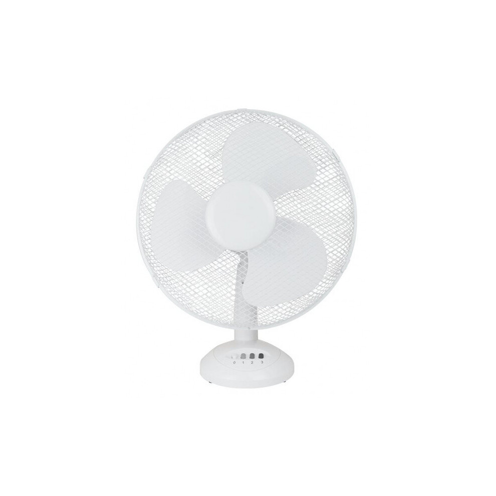 Status 3 Speed Oscillating Desk Fan - 12In. [S12deskfan1pkb]