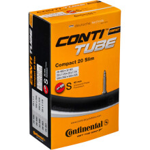 (24 X 1.8-2.5 Inch, Black) Continental Compact Wide Schrader Valve Inner Tube