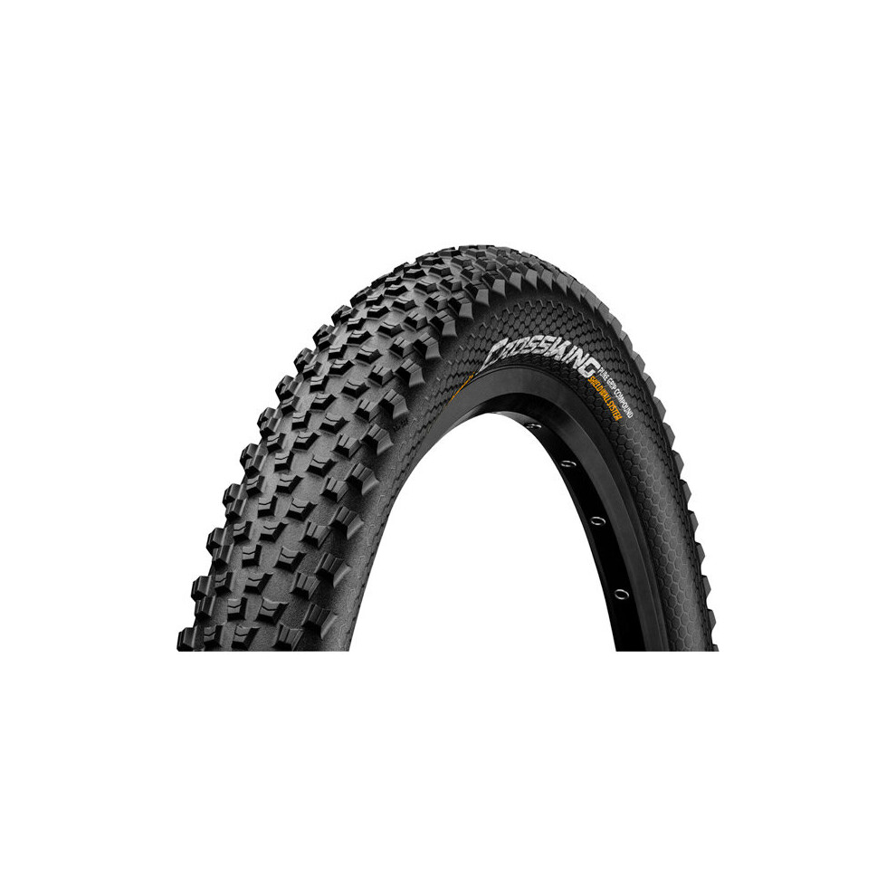 (29 X 2.2 Inch, Black) Continental Cross King Puregrip Shieldwall Folding Tyre