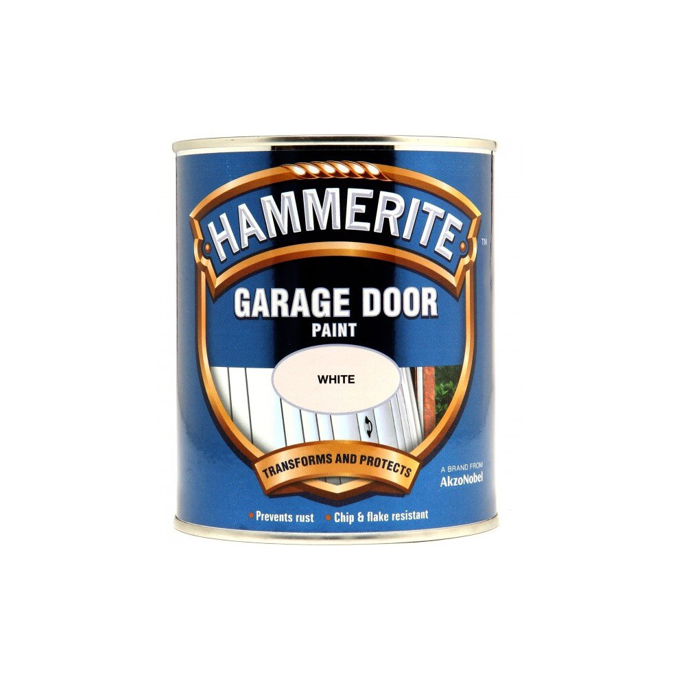 HAMMERITE Garage Door Paint - White - 750ml [5092848]