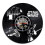 (With LED) Creative retro nostalgia Star Wars Skywalker wall clock vinyl wall clock 1