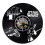 (With LED) Creative retro nostalgia Star Wars Skywalker wall clock vinyl wall clock 2
