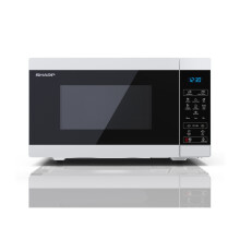 Sharp YC-MS51U-W 25L Litre 900W Digital Touch Control Microwave - White - Refurbished