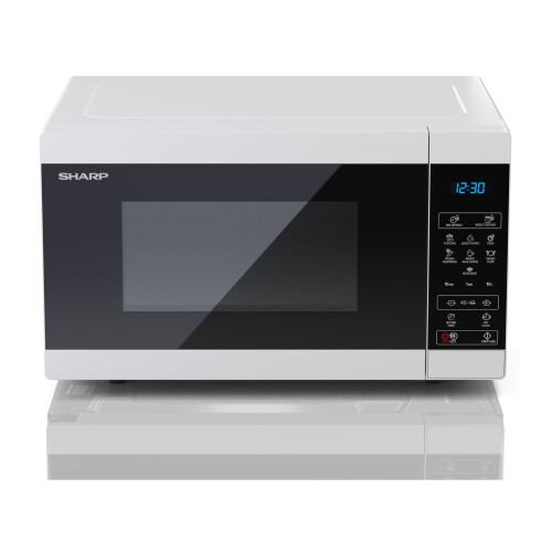Refurbished Sharp Sharp YC-MS51U-W 25L Litre 900W Digital Touch Control Microwave - White 1