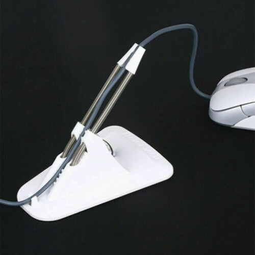 Flexible Mouse Bungee Cord Clipper Wire Cable Organizer Holder Line Fixer