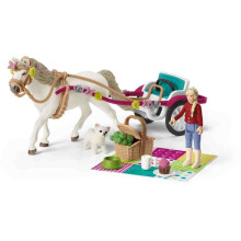 Kutsche für die Pferdeshow - SCHLEICH - 42467 - Horse Club - Kind - Set
