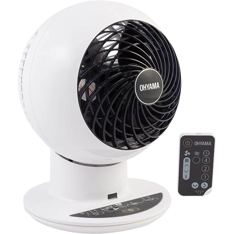 Iris Ohyama Fan, Pcf-Sc15t, 6.2 Inch, Swings Up/Down & Left/Right, Timer, Remote, 5 Speeds