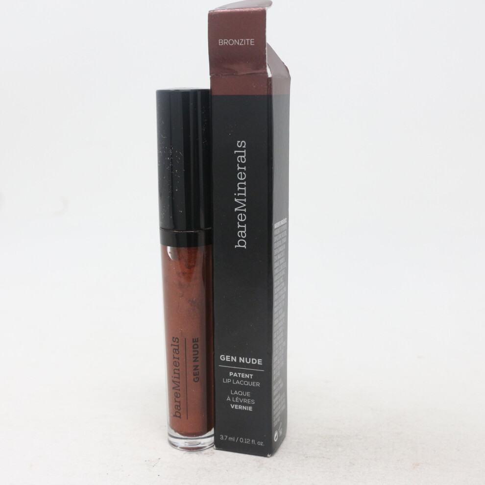 (Bronzite) Bareminerals Gen Nude Patent Lip Lacquer  0.12oz/3.7ml New With Box