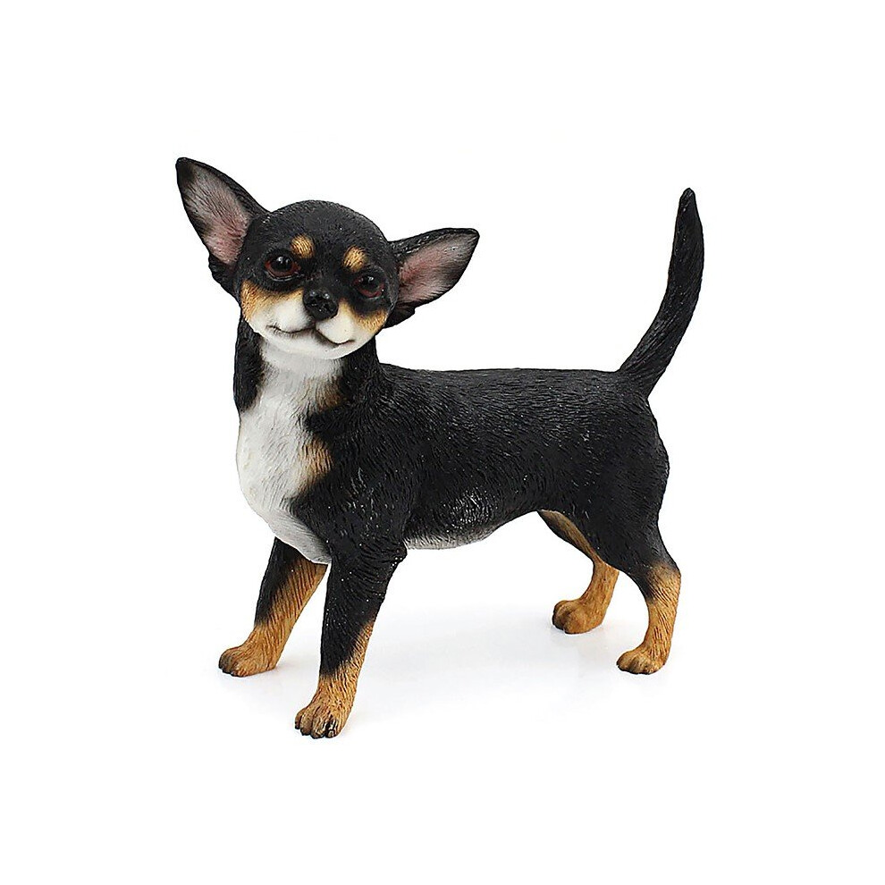 Chihuahua Black and Tan Dog Ornament Figurine Gift Boxed